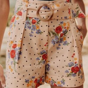 Sezane Rome Shorts Poppy - Size 4